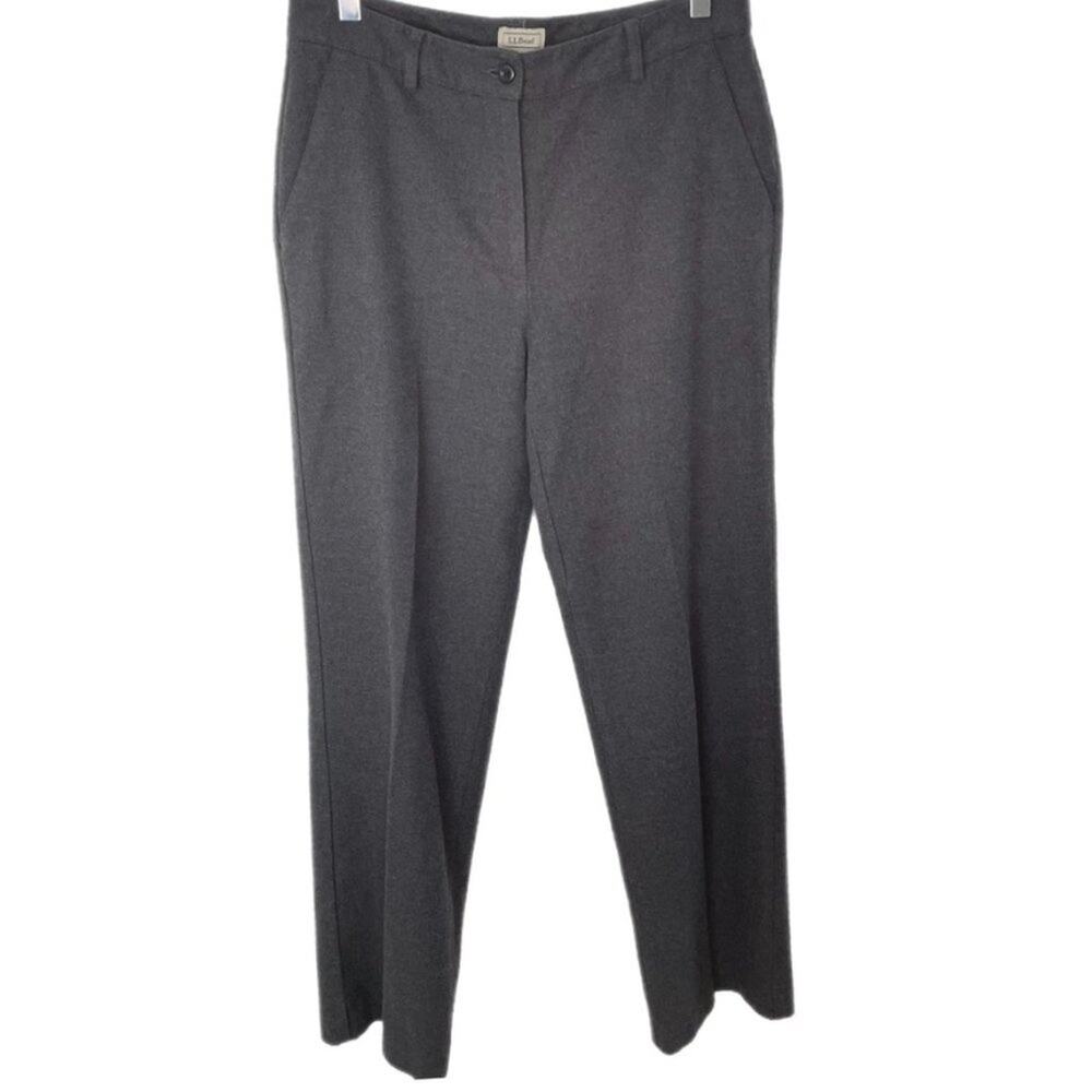 Vintage 90s L.L. Bean Gray Trousers Sz 10 T